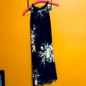 Cute backless neck tie dress size XL